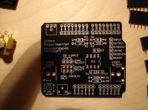 Video Experimenter bare board VidExpBareBoard