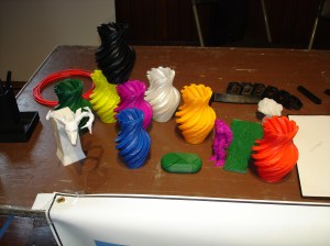 ...and the objects made with 3d printers.