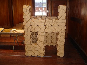 Jef Raskin's Bloxes. Corrugated cardboard building blocks