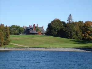 View across the harbor the Shelburne Inn.